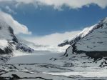 Gletscher am Icefield Parkway